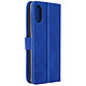 Avizar Étui pour Sony Xperia 10 VI Clapet Portefeuille - Étui folio en éco-cuir Bleu de la série Sleek Cover, conçu pour votre Xperia 10 VI