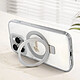 Guess Coque Magsafe pour Apple iPhone 15 Pro TPU Ring Stand Transparent pas cher