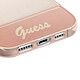 Acheter Guess Coque pour Apple iPhone 14 Pro Colors avec lanière perlée Rose