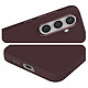 Avis Avizar Coque pour Samsung S24 et S25 Rigide Contour Caméra Métallisé Bordeaux
