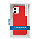 Jaym Coque pour Apple iPhone 12 Mini Premium Silicone Microfibre Rouge pas cher