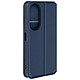 Avizar Étui pour Honor 90 Smart Clapet Porte-cartes et Support Vidéo Bleu nuit - Étui Classic Edition protégeant efficacement et intégralement votre appareil