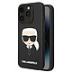 Karl Lagerfeld Coque pour Apple iPhone 14 Pro Max Karl's Head Noir - Coque conçue sur mesure pour Apple iPhone 14 Pro Max