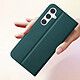 Acheter Avizar Étui pour Samsung A55 Simili Cuir Portefeuille Double Fermoir Aimanté Vert foncé