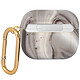 Guess Coque pour Airpods 3 New Marble Anti-choc Noir / Or pas cher