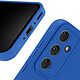 Avizar Coque pour Galaxy A54 5G en Silicone Souple avec Renfort Bloc Caméra Bleu pas cher