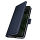 Avizar Étui pour Samsung J6 Portefeuille et Support Vidéo Bleu nuit - Étui Bleu Nuit de la série Chesterfield spécialement conçu pour Samsung Galaxy J6