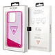 Guess Coque pour Apple iPhone 14 Glitter Palm à paillettes Rose pas cher