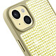 Avis Guess Coque pour Apple iPhone 15 Triangle Diamond Dorée