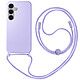 Avizar Coque Cordon Semi-Rigide pour Samsung S24 et S25 pas cher