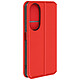 Avizar Étui pour Honor 90 Smart Clapet Porte-cartes et Support Vidéo Rouge Étui Classic Edition protégeant efficacement et intégralement votre appareil
