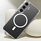 Avis Coque MagSafe pour Samsung Galaxy S24 / S25 Protection Antichoc et Anti-rayures Transparent