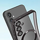 Avis Avizar Coque MagSafe pour Samsung Galaxy S24 Plus Silicone Contour Chromé