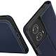 Avizar Étui pour Motorola Moto G24, G04 et G04s Porte-carte Design Fin Bleu nuit pas cher
