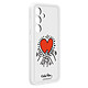 Samsung Coque Flipsuit pour Samsung S24 Plus Personnalisable Keith Haring Gris clair - Coque originale Samsung alliant protection et style personnalisé à votre Galaxy S24 Plus