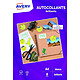 AVERY C9410BR - 8 autocollants brillants qualité photo, A4, blanc, jet d'encre Etiquette multi-usages