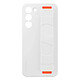 Samsung Coque pour Samsung S23 Silicone Finition Mate avec Lanière Original  Blanc Une coque Officielle protectrice et tendance, pour le Samsung Galaxy S23