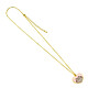 Pusheen - Pendentif et collier argent Pusheen Pink and Gold Heart Pendentif et collier argent Pusheen Pink and Gold Heart.