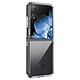 Avizar Coque pour Xiaomi Mix Flip Polycarbonate Rigide Design Visible Transparent Coque fabriquée en polycarbonate renforcé, offrant une protection antichoc exceptionnelle pour votre appareil