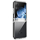 Avizar Coque pour Xiaomi Mix Flip Rigide Design Visible Protection Charnière Transparent - Coque fabriquée en polycarbonate renforcé, offrant une protection antichoc exceptionnelle pour votre appareil