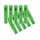 Q-CONNECT Surligneur tracé 2/5 mm pointe biseautée couleurs éclatantes vert x 10 Surligneur