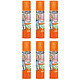 CLÉOPÂTRE Bâton de Colle TRANSPARENTE 'Cléostick' Adhésive en 21 gr x 6 Bâton de colle