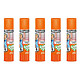 CLÉOPÂTRE Bâton de Colle TRANSPARENTE 'Cléostick' Adhésive en 21 gr x 5 Bâton de colle