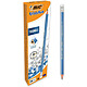 BIC Crayon graphite 'Evolution Triangle', avec gomme, HB x 12 Crayon