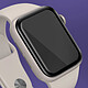 iMak Verre Organique pour Apple Watch SE 44mm Protection Écran Noir pas cher