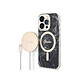 Guess Bundle Coque pour iPhone 14 Pro Motif Marbré et Chargeur Sans Fil Qi Magsafe 15W Noir - La coque offre une protection optimale contre les chocs, les rayures et les salissures