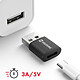 Swissten Adaptateur USB Mâle 3.0 vers USB-C Transfert de Données et Charge Noir pas cher