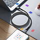 Avis Swissten Câble USB-C vers USB-C 60W Charge Rapide avec Enroulement Magnétique Anti-nœuds Noir