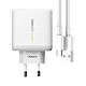 Oppo Chargeur Oppo USB SuperVOOC 65W + Câble USB vers USB-C modèle VCA7GACH Boostez votre appareil en un éclair avec ce chargeur Oppo 65W