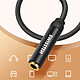 Avis Swissten Rallonge jack 3.5mm Câble auxiliaire en Nylon tressé 1,5m Noir