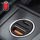 Acheter Swissten Chargeur Voiture Ultra-compact avec Sorties USB-C et USB 30W Nano Noir