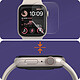 iMak Pack 2x Protections Écran Fines Souples pour Apple Watch SE 40mm Transparent pas cher