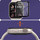 Avis iMak Verre Organique pour Apple Watch SE 44mm Protection Écran Noir