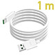 Oppo Câble USB vers USB-C Original Oppo DL129 VOOC 65W Blanc 1m pas cher