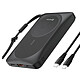 Swissten Powerbank MagSafe pour Smartphone 10 000mAh Power Delivery 18W Quick Charge 20W Noir Cette Powerbank assure une recharge simple et stable grâce à la fixation magnétique compatible MagSafe