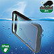Avis Redpepper Coque pour Samsung Galaxy S10 Bi-matière Waterproof 2m Film Écran Noir
