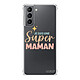 Evetane Coque Samsung Galaxy S21 5G Silicone antichocs Solides coins renforcés  transparente Motif Je suis une super Maman Coque Samsung Galaxy S21 5G Silicone antichocs Solides coins renforcés Protection Housse transparente Je suis une super Maman