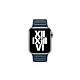 Avizar Bracelet pour Apple Watch 38/40 et 41mm à maillons magnétiques Bleu - Un bracelet pour les modèles Apple Watch 38/40 et 41mm