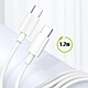 Acheter Moxie Chargeur Secteur USB C pour MacBook Charge Rapide 30W Câble 1.7m Blanc