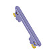 Samsung Bouton Volume pour Samsung Galaxy A54 et A34 Original Violet - Bouton Volume Violet Officiel Samsung, offrant une nouvelle expérience de contrôle de votre appareil