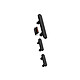 Clappio Bouton Power, Volume et Silencieux pour iPhone 15 et 15 Plus Noir Bouton d'allumage Noir, pour retrouver le plaisir de contrôler à nouveau votre appareil