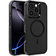 4smarts Coque MagSafe pour iPhone 16 Pro Antichoc avec Bords Surélevés Noir Coque bi-matière série Defend de la marque 4Smarts pour protéger efficacement votre iPhone 16 Pro