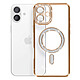 Avizar Coque Diamant pour iiPhone 16 Protection MagSafe Contour Strass pas cher