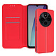 Avizar Étui pour Xiaomi Redmi 14C Clapet Porte-cartes et Support Vidéo Rouge Étui Classic Edition protégeant efficacement et intégralement votre appareil