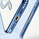 Acheter Avizar Coque Diamant pour iiPhone 16 Pro Protection MagSafe Contour Strass Bleu clair