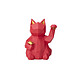 Avizar Décoration Intérieur Lucky Cat Version Modernisée du Maneki-neko Rouge Le style géométrique et épuré du Maneki-neko s'intègre parfaitement dans tous les types d'intérieurs, du plus classique au plus moderne